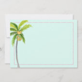 Ahoy C'est une invitation de Baby shower fille (Dos)