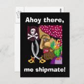 Ahoy daar, ik heb een scheepsmaat! briefkaart (Voorkant / Achterkant)