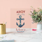 Ahoy est un garçon Nauticcal Baby shower Boy Bienv (Mariage)