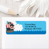 Ahoy ! Étiquette d'adresse de retour (En situation)