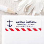 Ahoy ! Étiquettes de adresse nautiques (En situation)