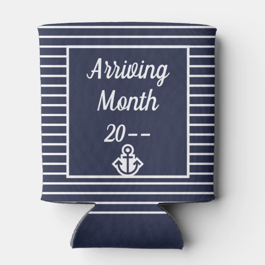 Ahoy Het is een Baby shower Koelbox Blikjeskoeler (Achterkant)