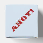Ahoy Het is een babyjongen Bedankdoosjes (Bovenkant)