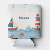 Ahoy Het is een Boy Nautical Koelbox Blikjeskoeler (Achterkant)