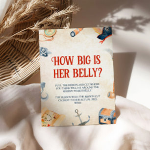Ahoy het is een jongen Baby shower hoe groot is ha Reclamebord Met Voetstuk
