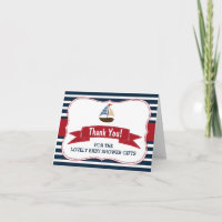 Ahoy het is een Jongen! Het zeevaart Bedankt van