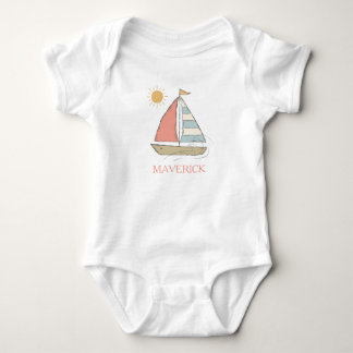 Ahoy het is een Jongen Nautilus Baby Borrel Romper