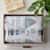 Ahoy. Het is een jongen onder het Zee. Tissuepapier (Geschenk)