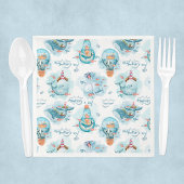 Ahoy het is een jongen walvis Baby shower gast Servet