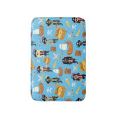 Ahoy. Het is een Pirate Treasure Hunt Kinder Patte Badmat (Voorkant Verticaal)