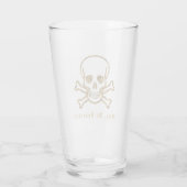 Ahoy, ik heb hartelijke gevoelens! Pirate Gold Sk Glas (Achterkant)