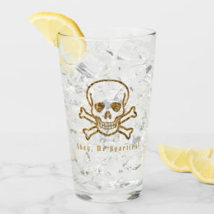 Ahoy, ik heb hartelijke gevoelens! Pirate Gold Sk Glas