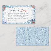 Ahoy It’s a Boy! Nautical Book for Baby Informatiekaartje (Voorkant / Achterkant)