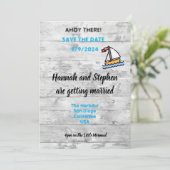 Ahoy là ! Thème de yachting Enregistrer la carte D (Debout devant)