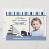 Ahoy Mate 5x7 Anniversaire Photo Invitation (Devant)