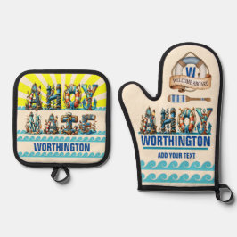 AHOY MATE OVENWANT & PANNENLAP SET