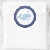 Ahoy Mate Whale Favor Stickers 3 pouces (Sac)