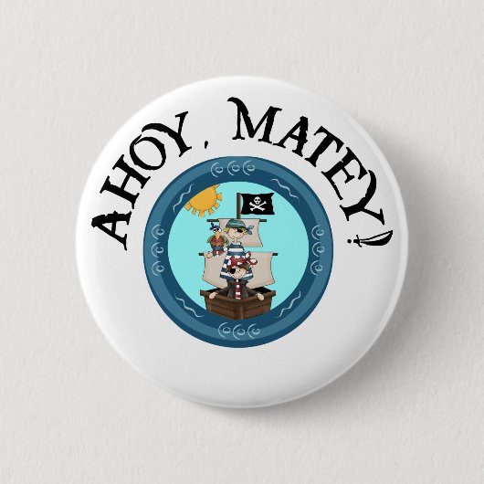 Ahoy Matey Button (Voorkant)
