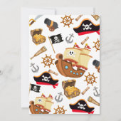 Ahoy Matey Pirate Birthday Invitation Kids Pirate (Dos)
