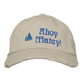 Ahoy Matey Sailors geborduurd Pet