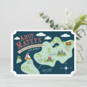 Ahoy Mateys Adventure nodigt uit Kaart (Staand voorkant)