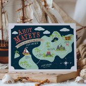 Ahoy Mateys Invitation d'anniversaire