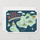 Ahoy Mateys Invitation d'anniversaire (Devant)