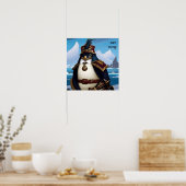 Ahoy, Maties! AI Fantasy Digitale Kunst Print Ping (Keuken)