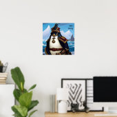 Ahoy, Maties! AI Fantasy Digitale Kunst Print Ping (Thuiskantoor)