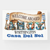 AHOY Nautisch Spandoek (Horizontaal)