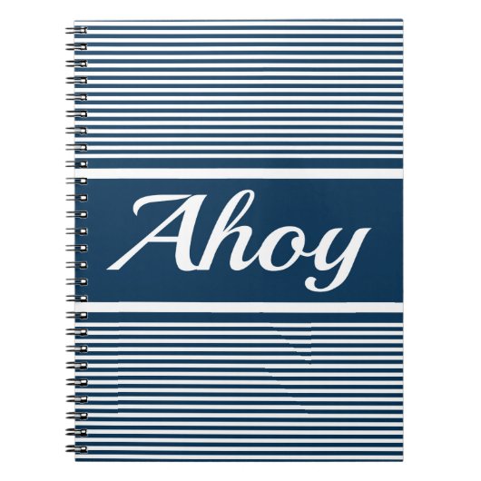 Ahoy Notitieboek (Voorkant)