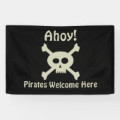 Ahoy! Piraten welkom hier banner (Horizontaal)