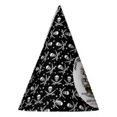 Ahoy! Piratenschip achtste verjaardag Feesthoedjes (Links)