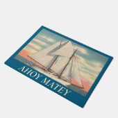Ahoy Schat Welkom deurmat (Schuin)