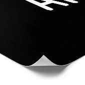 Ahoy-ster Funny Pirate Oyster Pun Dark BG Poster (Hoek)