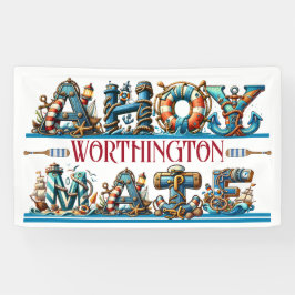 AHOY THEMA Matching TOEGANGSBEWIJS Spandoek