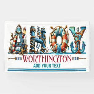 AHOY THEMA Matching TOEGANGSBEWIJS Spandoek