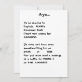 Ahoy There Matey Invitation (Dos)