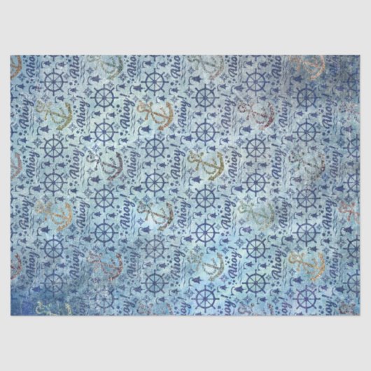 - Ahoy Tijd voor zeelieden Tissuepapier (Voorkant)