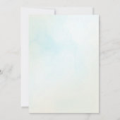 Ahoy Zeiler Nautische Boot Blauwe 1e Verjaardag  Bedankkaart (Achterkant)