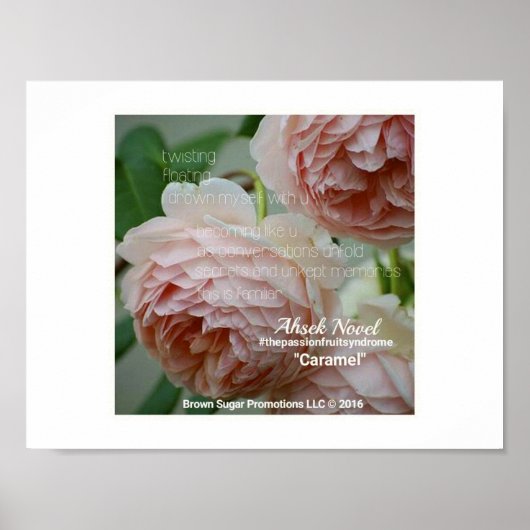 Ahsek Novel Caramel Poem van Ahsek Novel Poster (Voorkant)