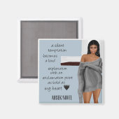 Ahsek Novel Poetry Magnet 3 Magneet (Voorkant / Achterkant)