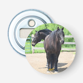 AHT Horse Rescue Sherrif en Goliath Button Flesopener