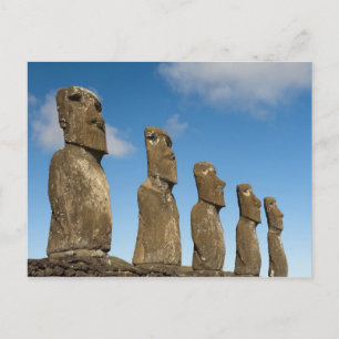 Ahu Akivi, Rapa Nui, Paaseiland, Chili 2 Briefkaart
