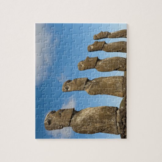 Ahu Akivi, Rapa Nui, Paaseiland, Chili 2 Legpuzzel (Verticaal)