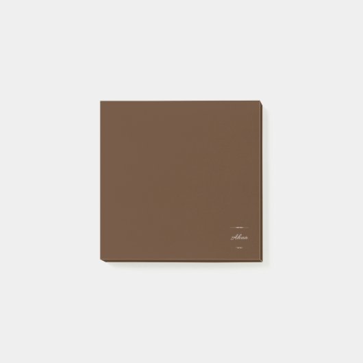 Ahua Original Logo Brown  Post-it® Notes (Voorkant)