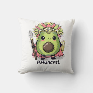 Ahuacatl Aztec Warrior Avocado Kussen