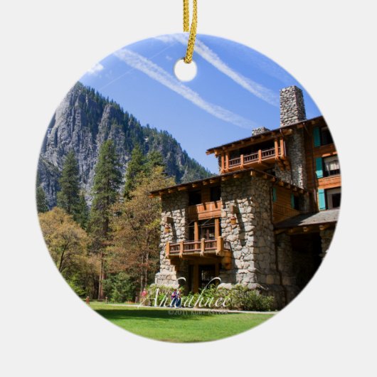 Ahwahnee Keramisch Ornament (Voorkant)