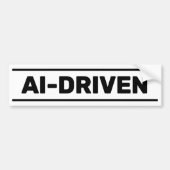 AI-aangedreven™ bumpersticker (Voorkant)