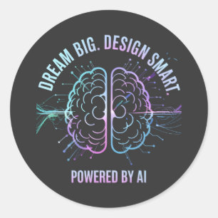 AI-aangedreven design Stickers – Tech Decals